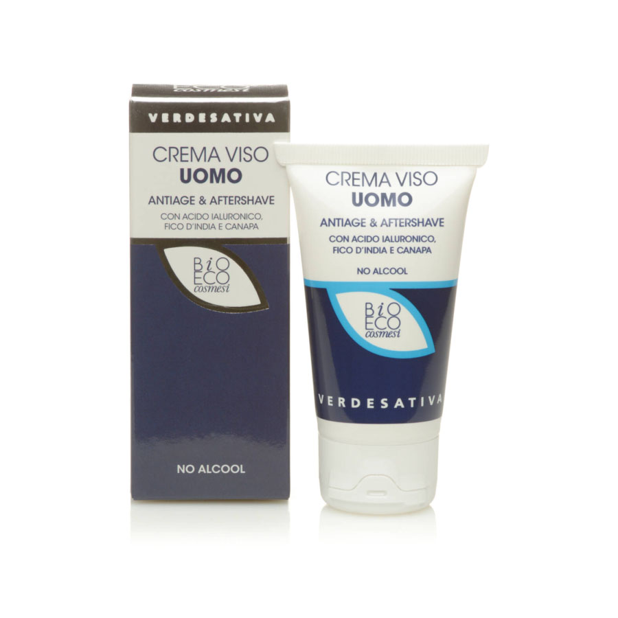 Crema Viso Uomo Antiage & Aftershave 50ml