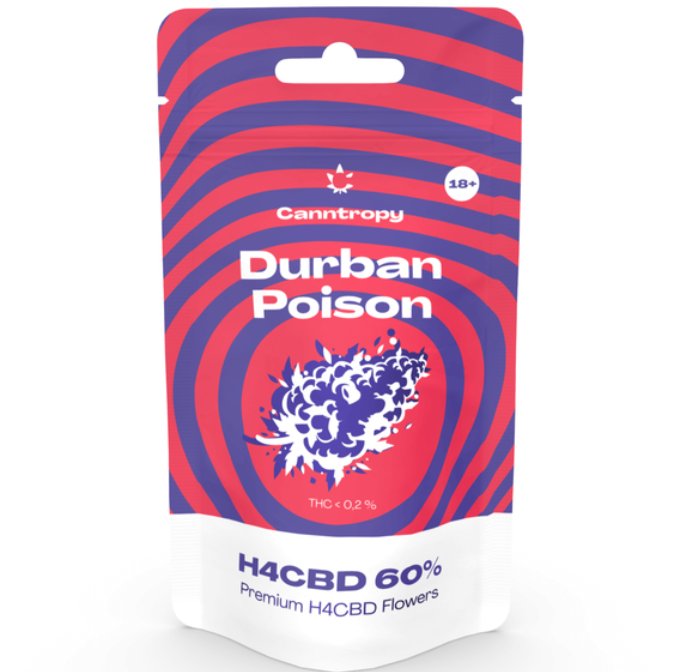 Canntropy H4CBD flower Durban Poison